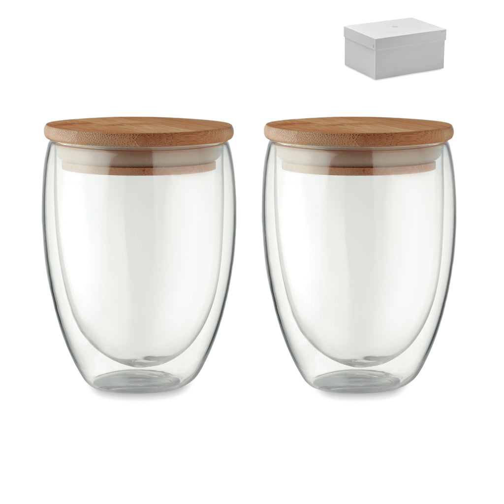 Set 2 pahare 350 ml în cutie