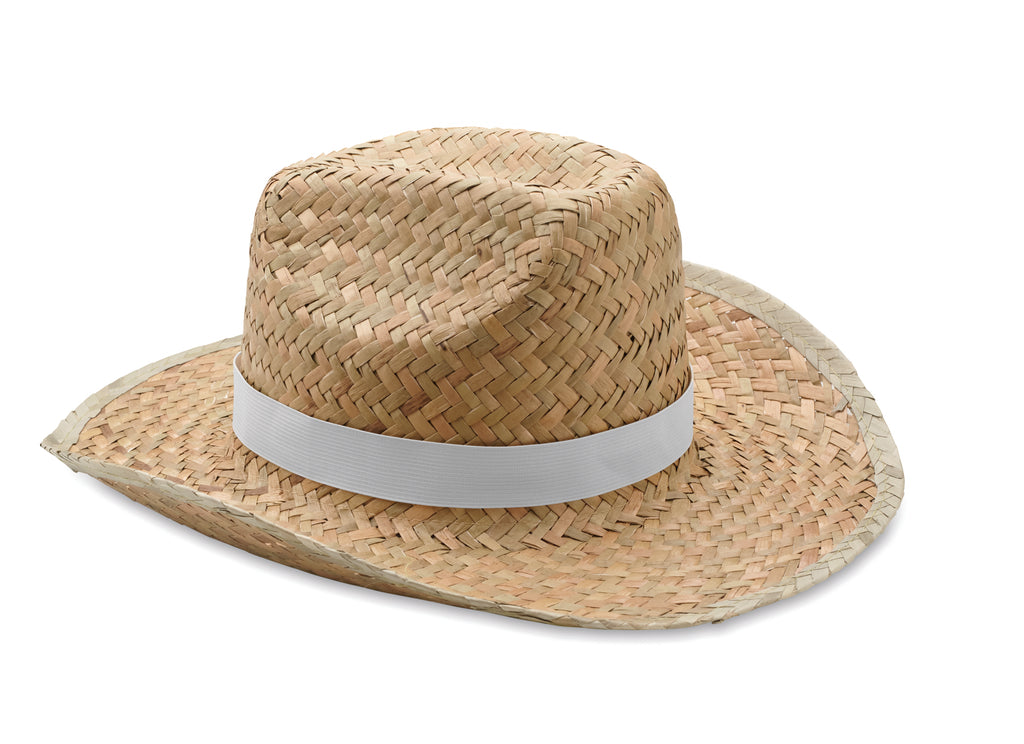 Pălărie cowboy, paie naturale