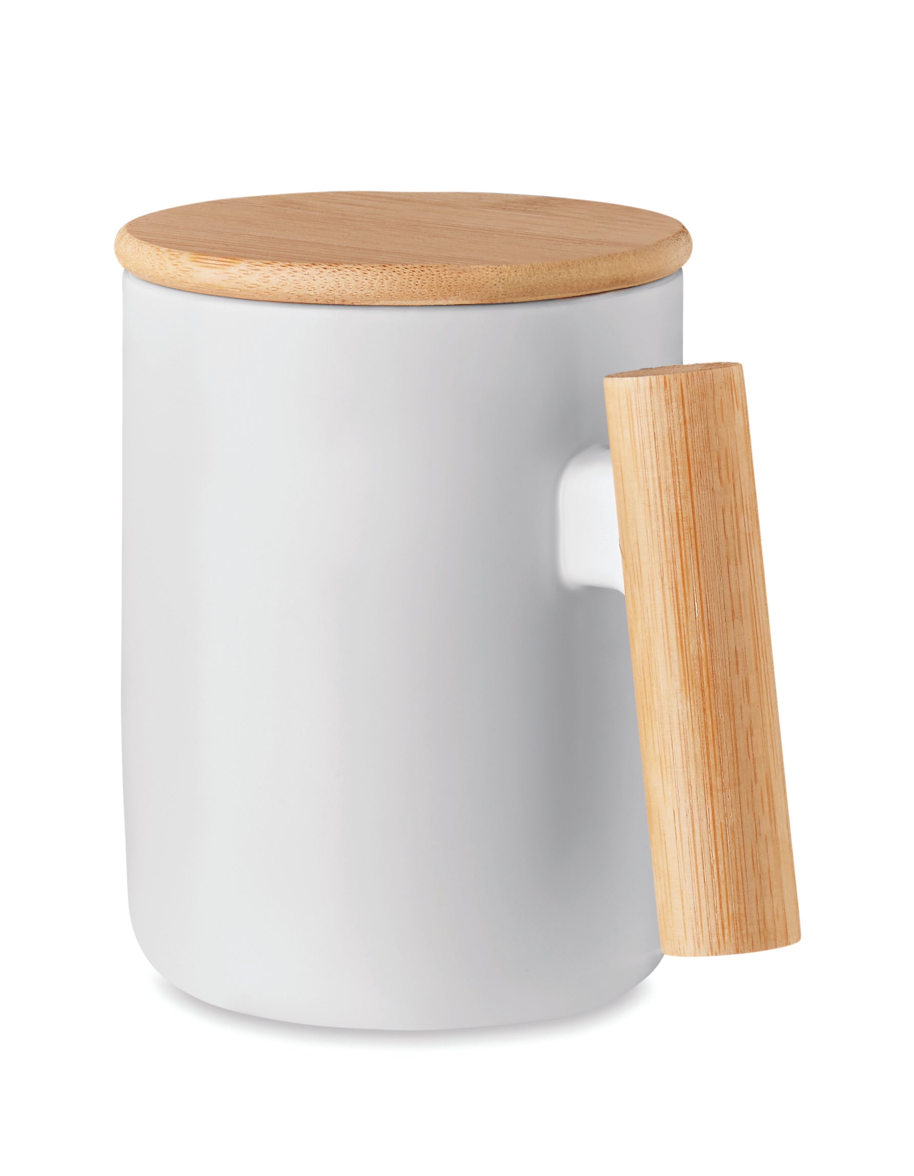 Cană porțelan + capac 380 ml