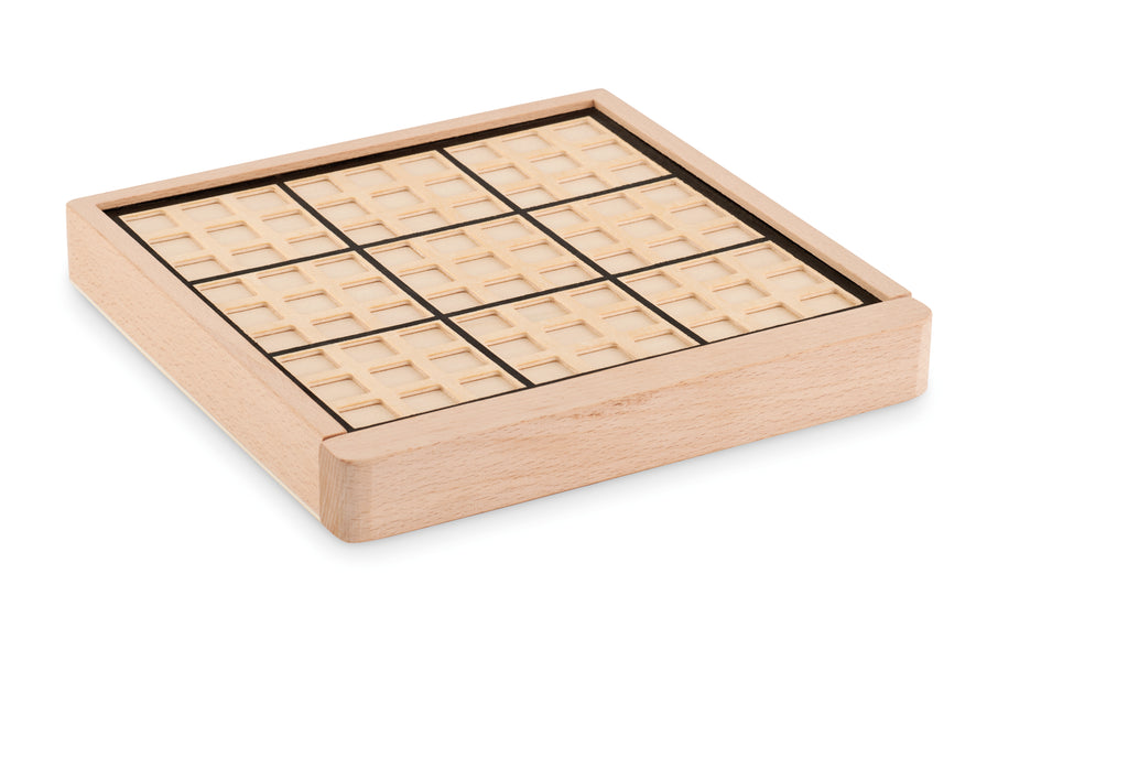 Joc de masă sudoku din lemn