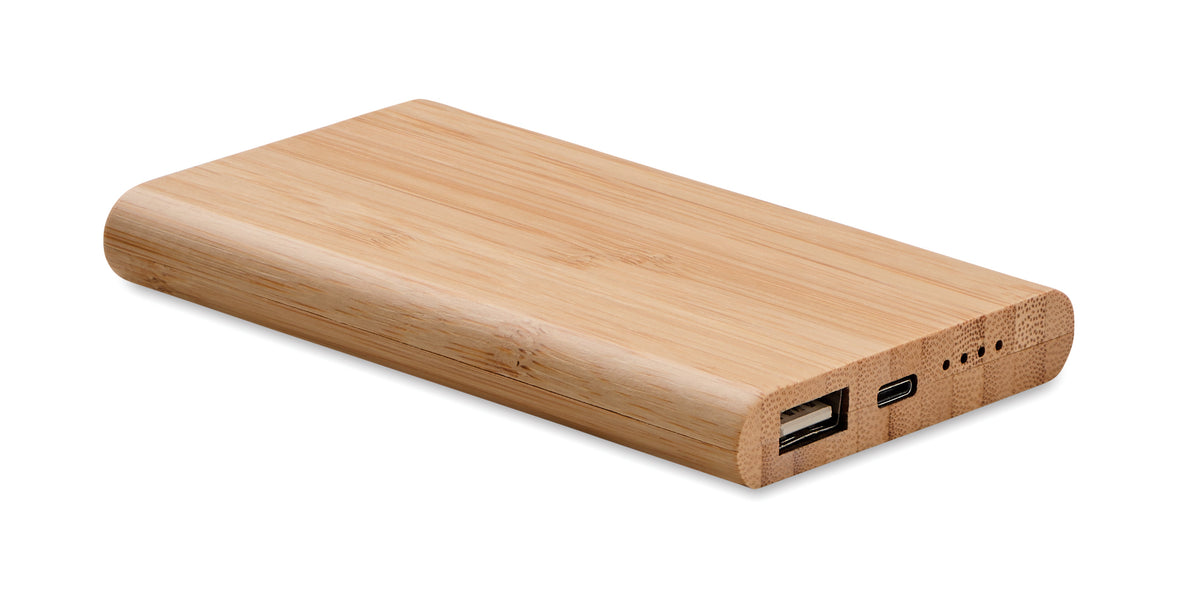 Powerbank bambus 4000 mAh