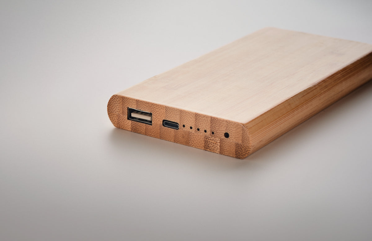 Powerbank bambus 6000 mAh