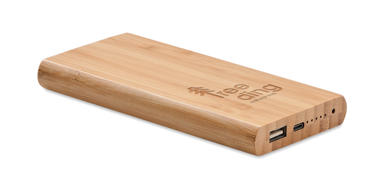 Powerbank bambus 6000 mAh
