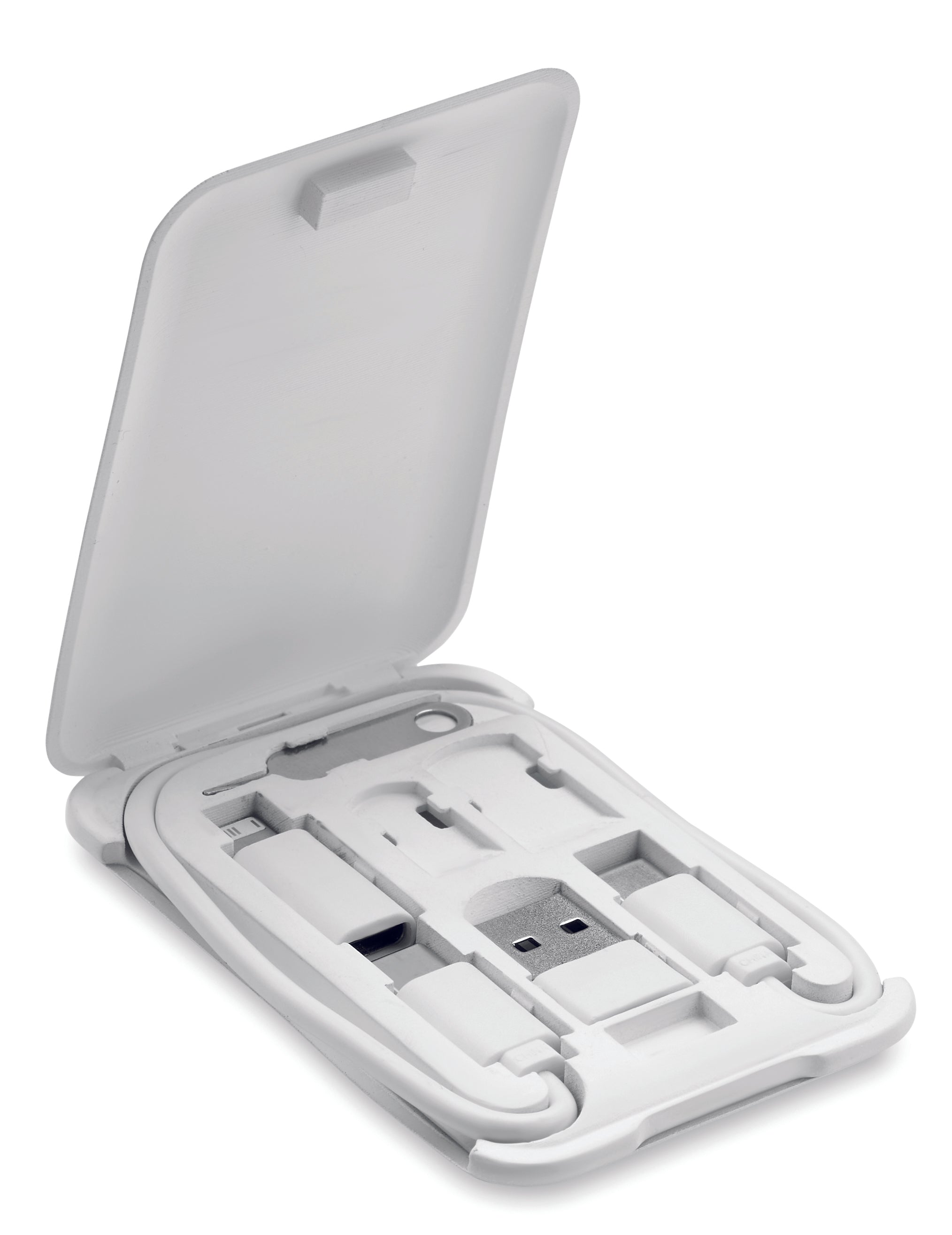 Cablu 3în1, suport pt. telefon