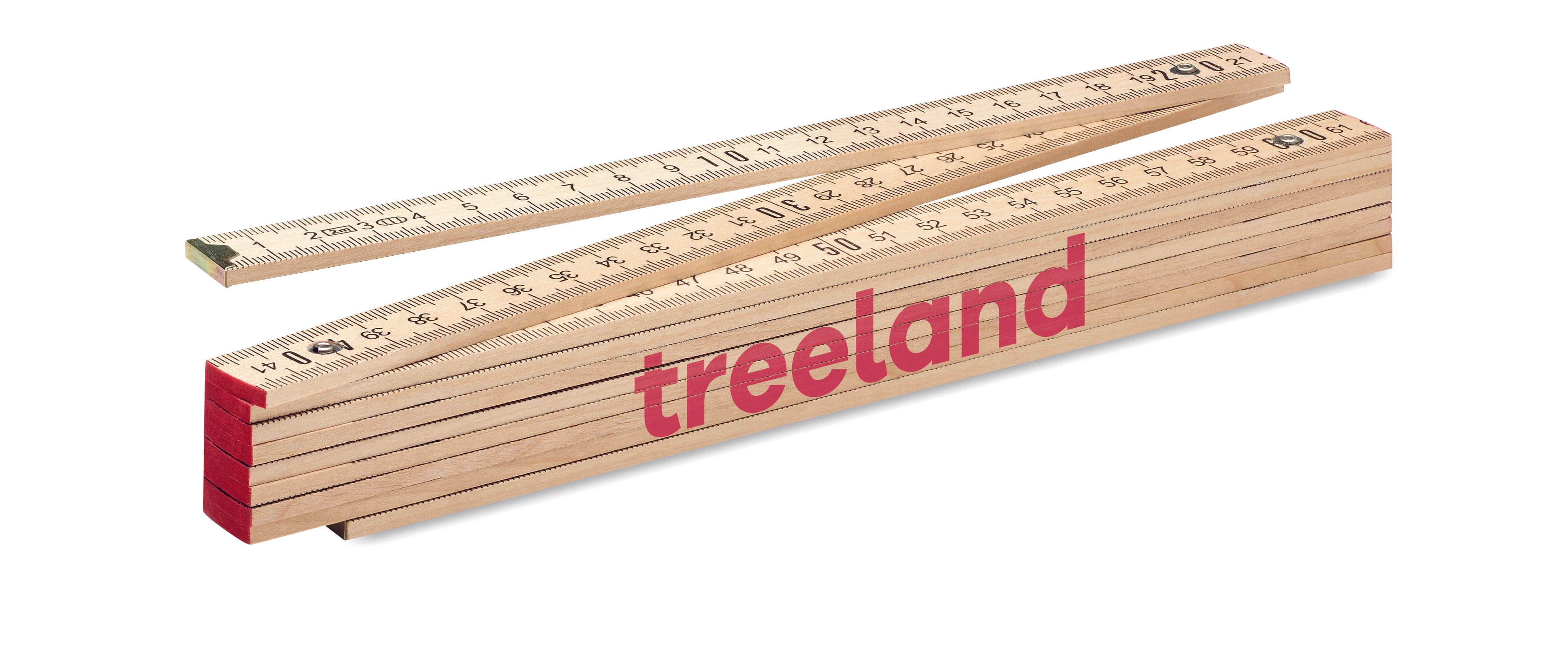 Riglă de tâmplar din lemn 2m
