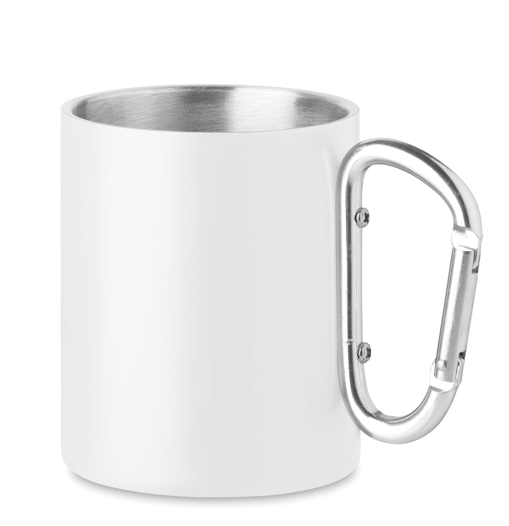 Cană metalică cu carabină