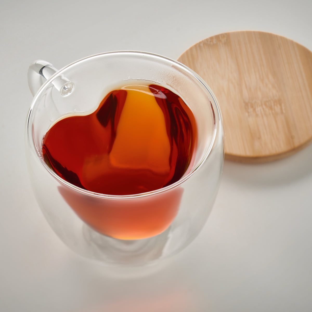 Cană borosilicată cu perete dub