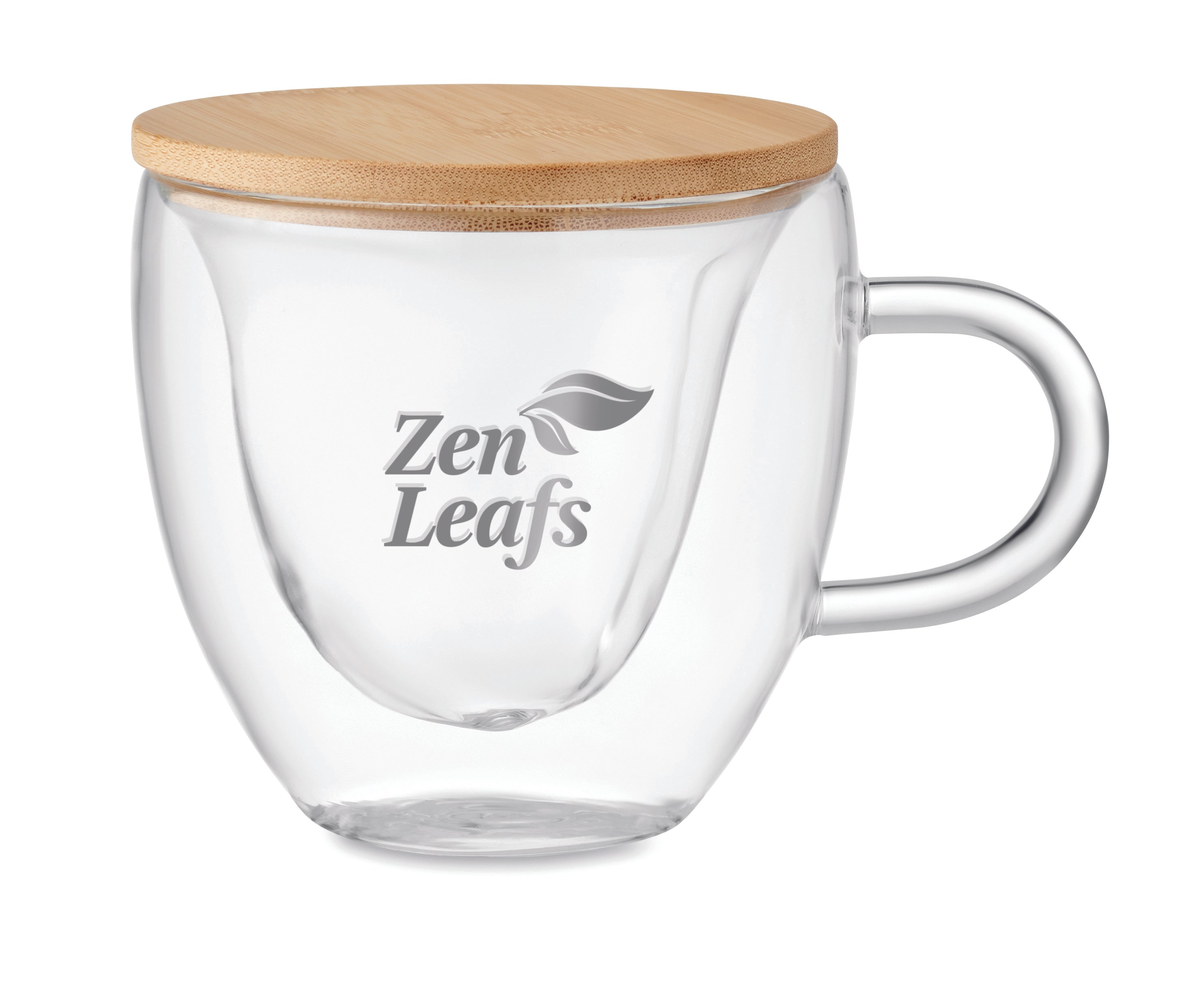 Cană borosilicată cu perete dub