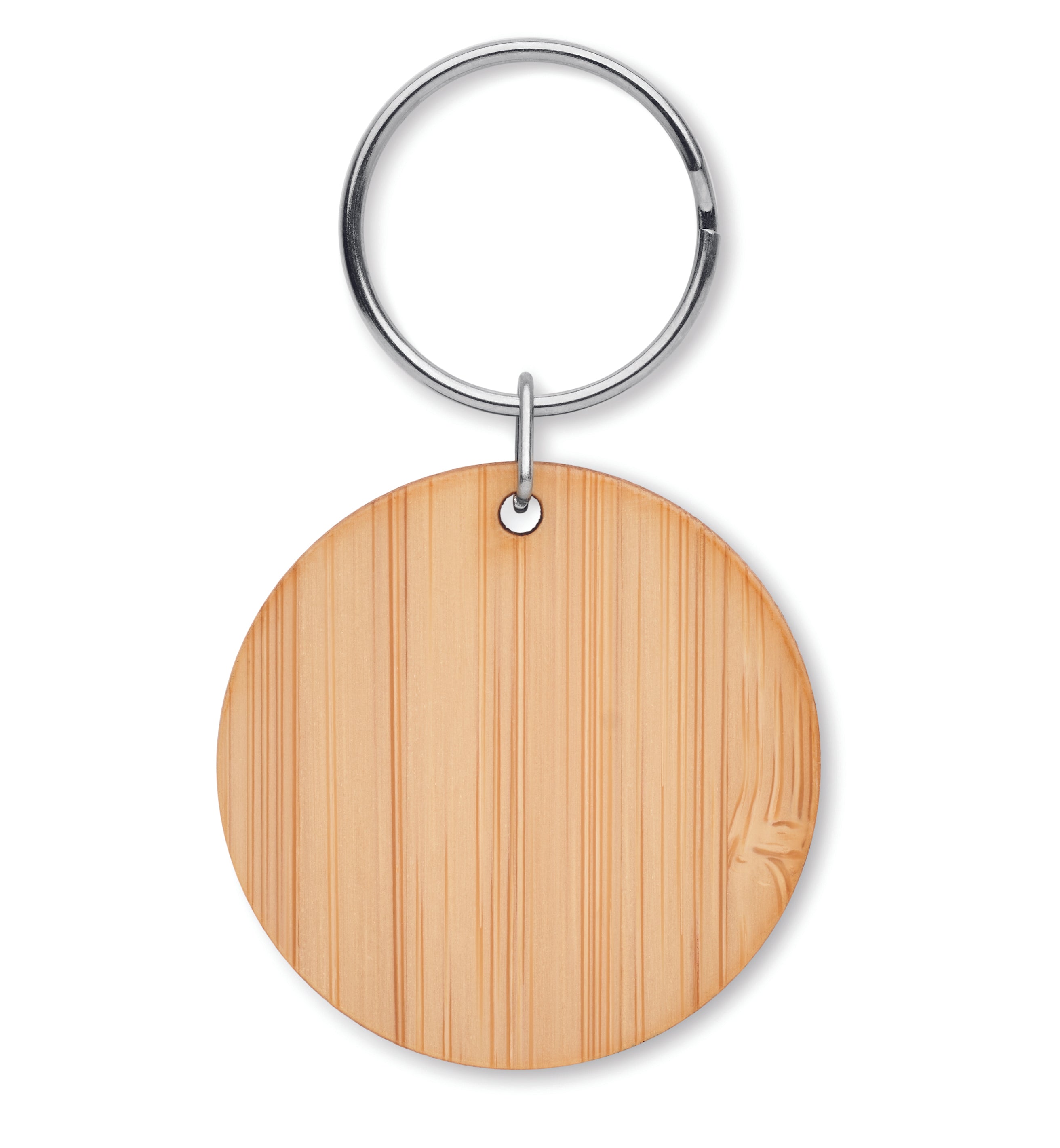 Breloc rotund din bambus