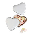 Cutie formă inimă cu bomboane