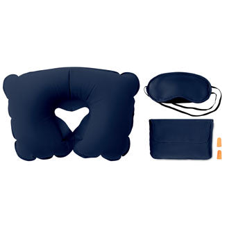 Set pernă, ochelari de noapte
