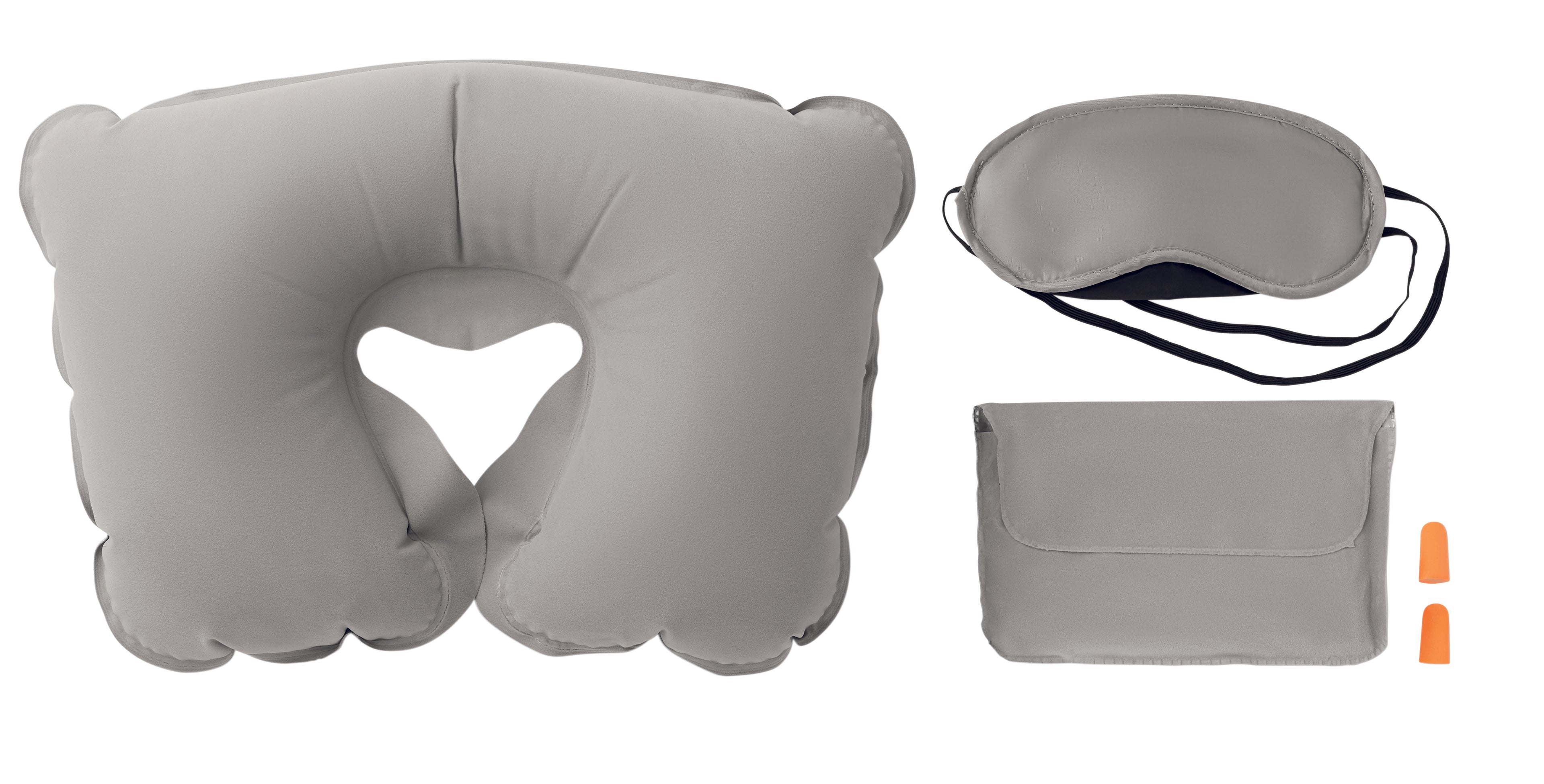 Set pernă, ochelari de noapte