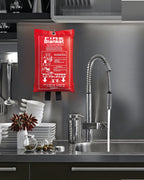 Pătură de incendiu în husă PVC