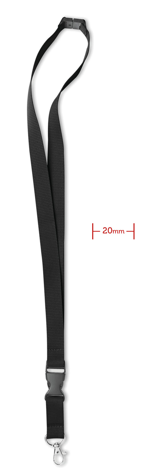Lanyard cu agăţătoare metalică