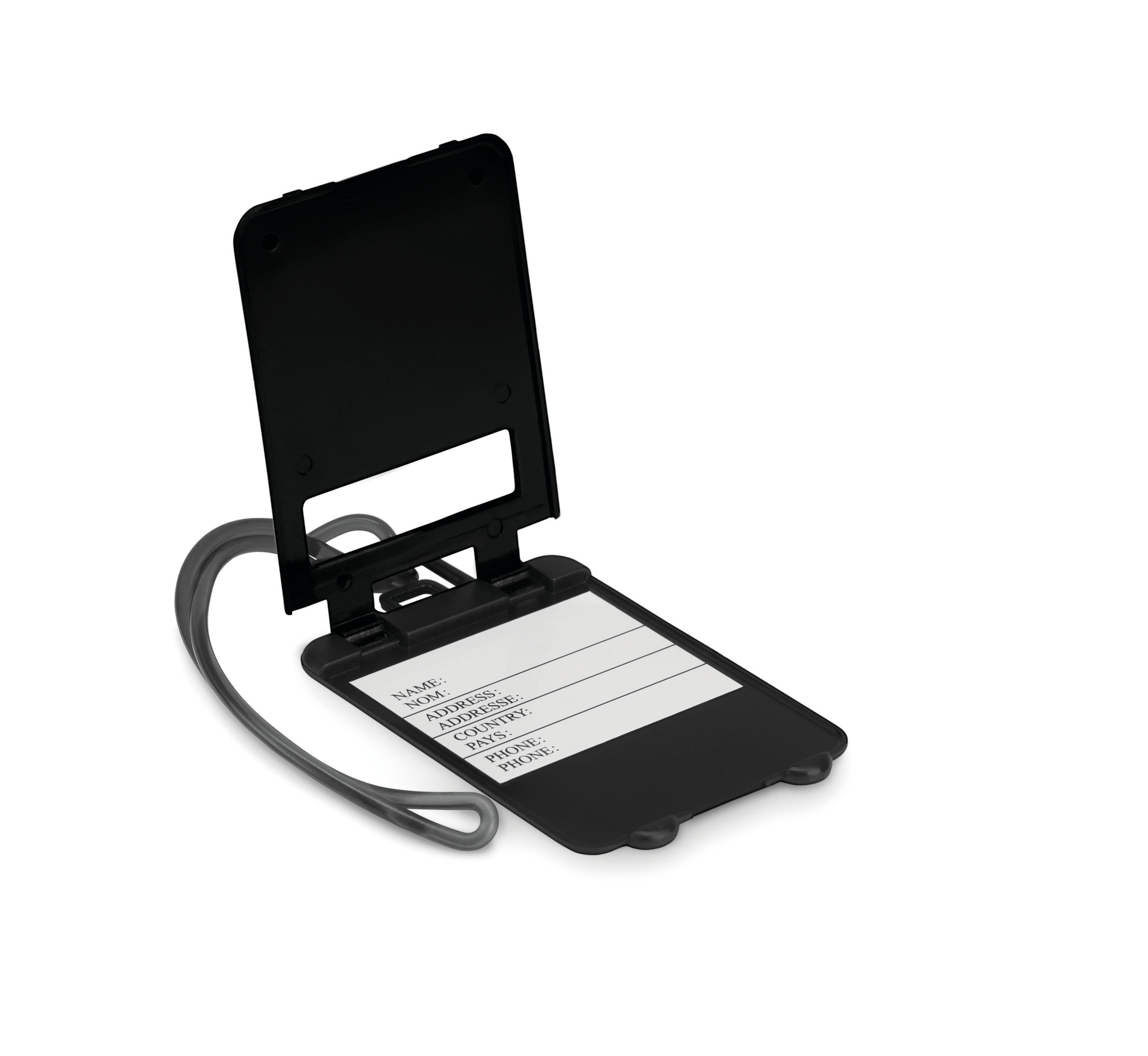 Etichetă bagaj din plastic