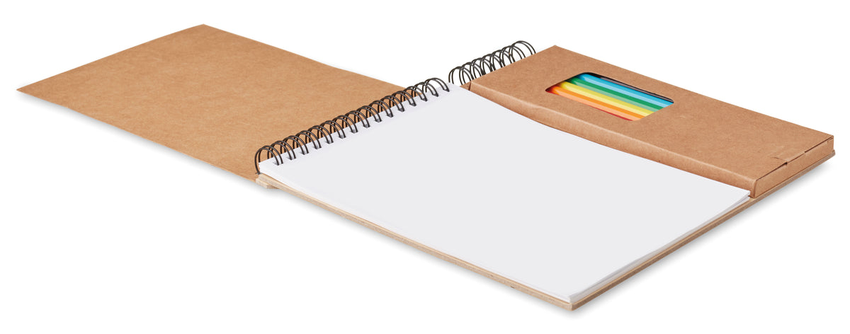 Set de desenat cu carnet