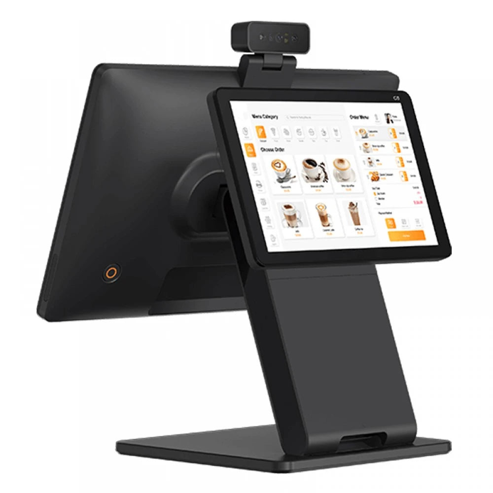 Sistem POS All in One, 15.6 inch + 10.1 inch, Octa-Core, 4Gb RAM, 64Gb eMMC, Android 13