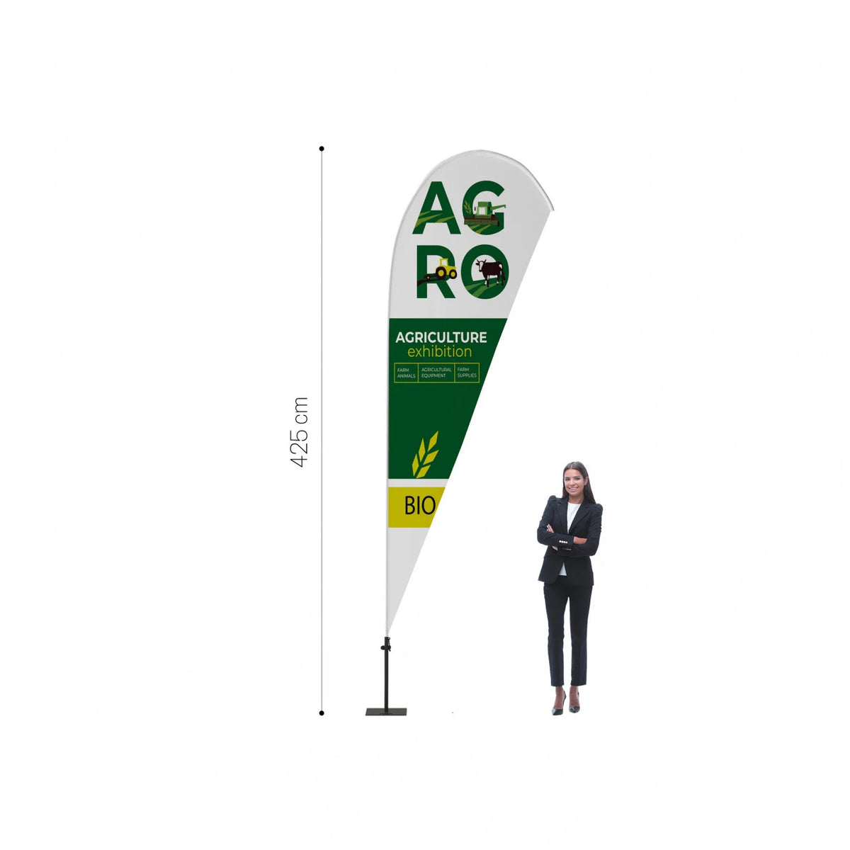 Steag Lacrima Foarte Mare 120 x 360 cm